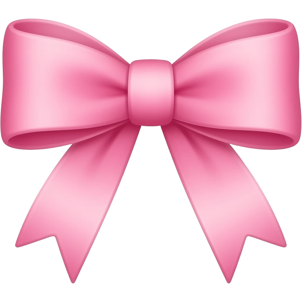 Sakura bow ribbon emoji