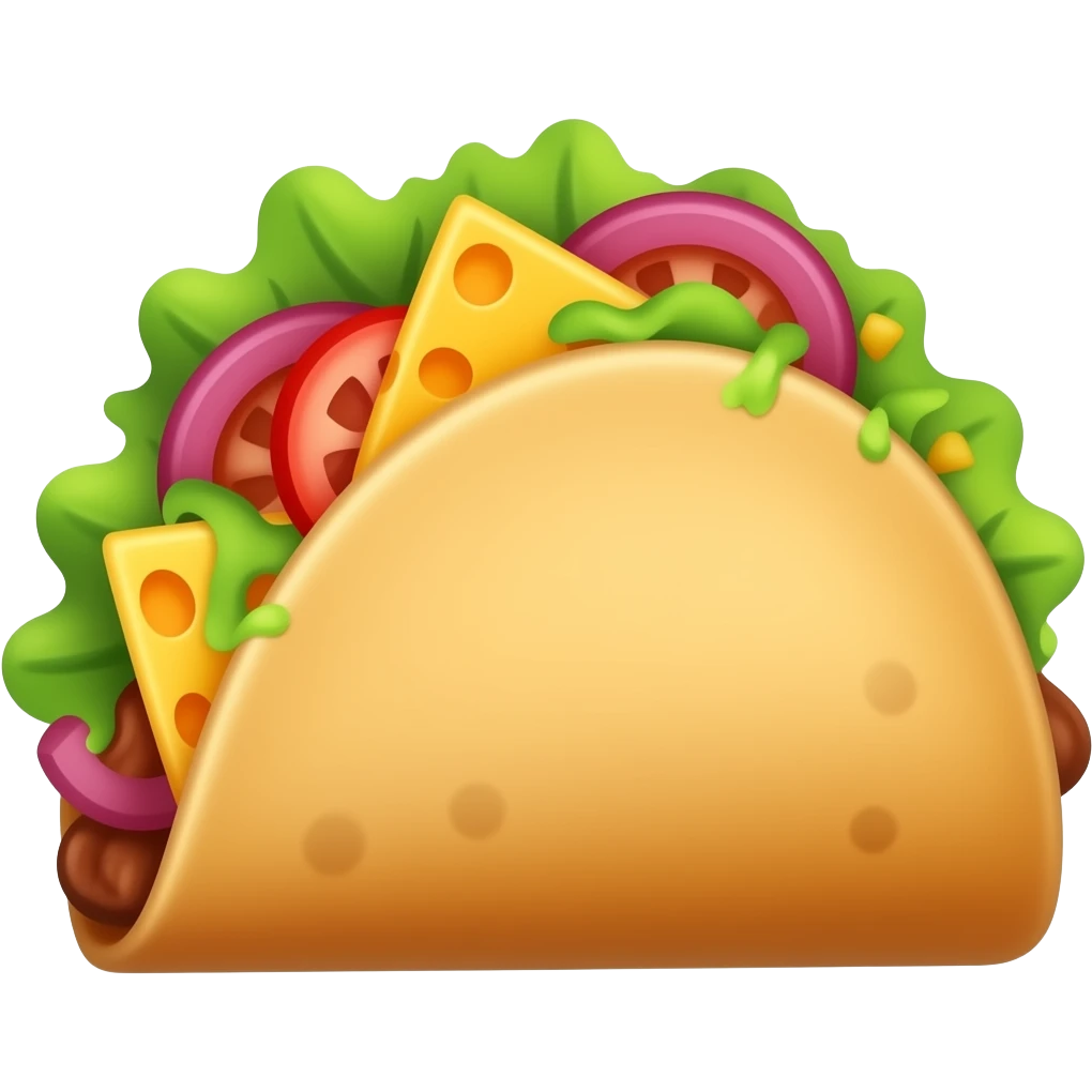 Tortilla con queso adentro emoji