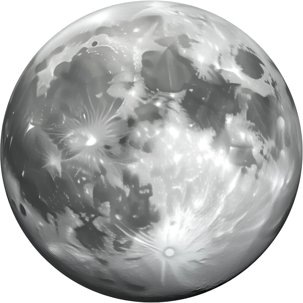 Waxing gibbous Moon emoji