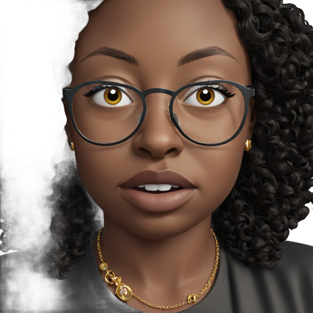 portrait of a person with jewelry emoji