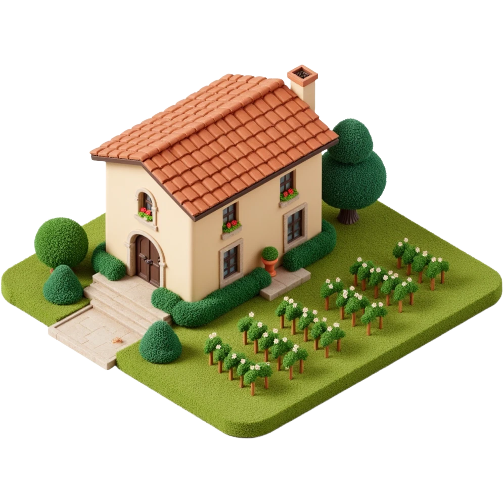 tuscan villa vineyard emoji