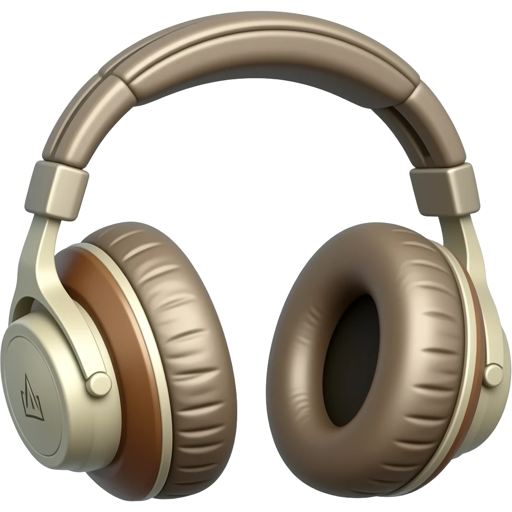 vintage headphone emoji