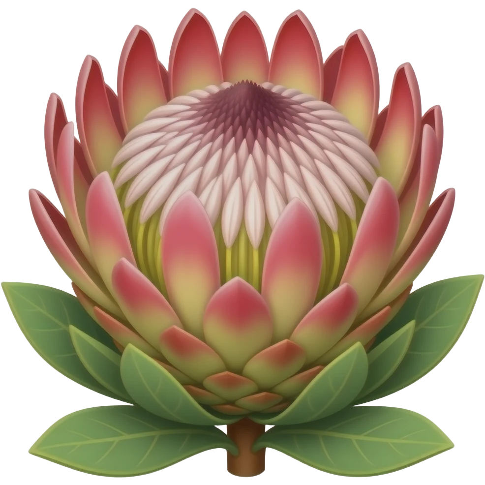 Safari sunset protea flower emoji