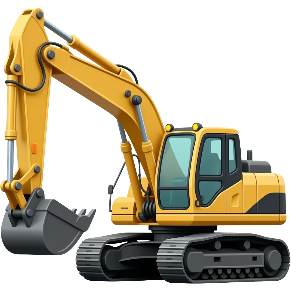 retroexcavadora emoji