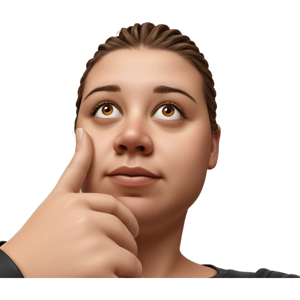 girl with brown hair portrait emoji