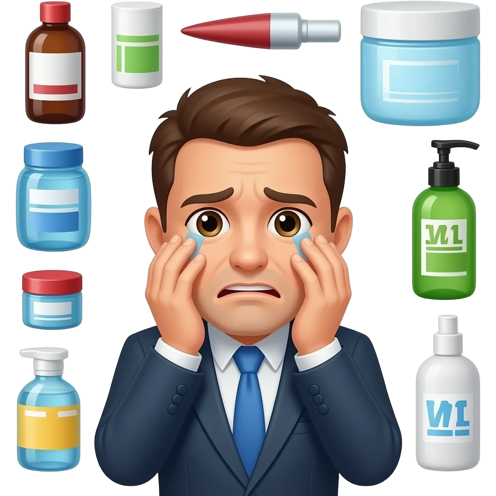 product information overload person emoji