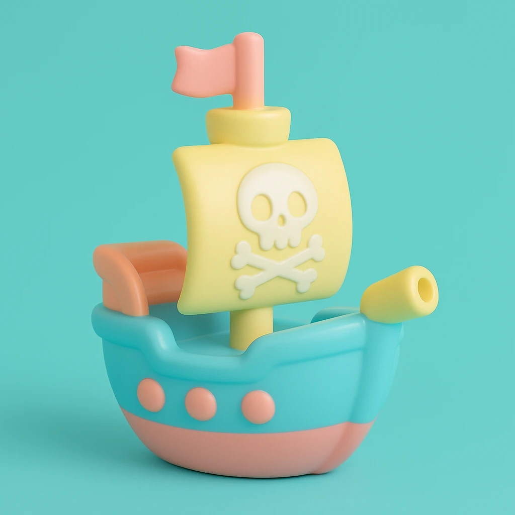 pirate ship emoji
