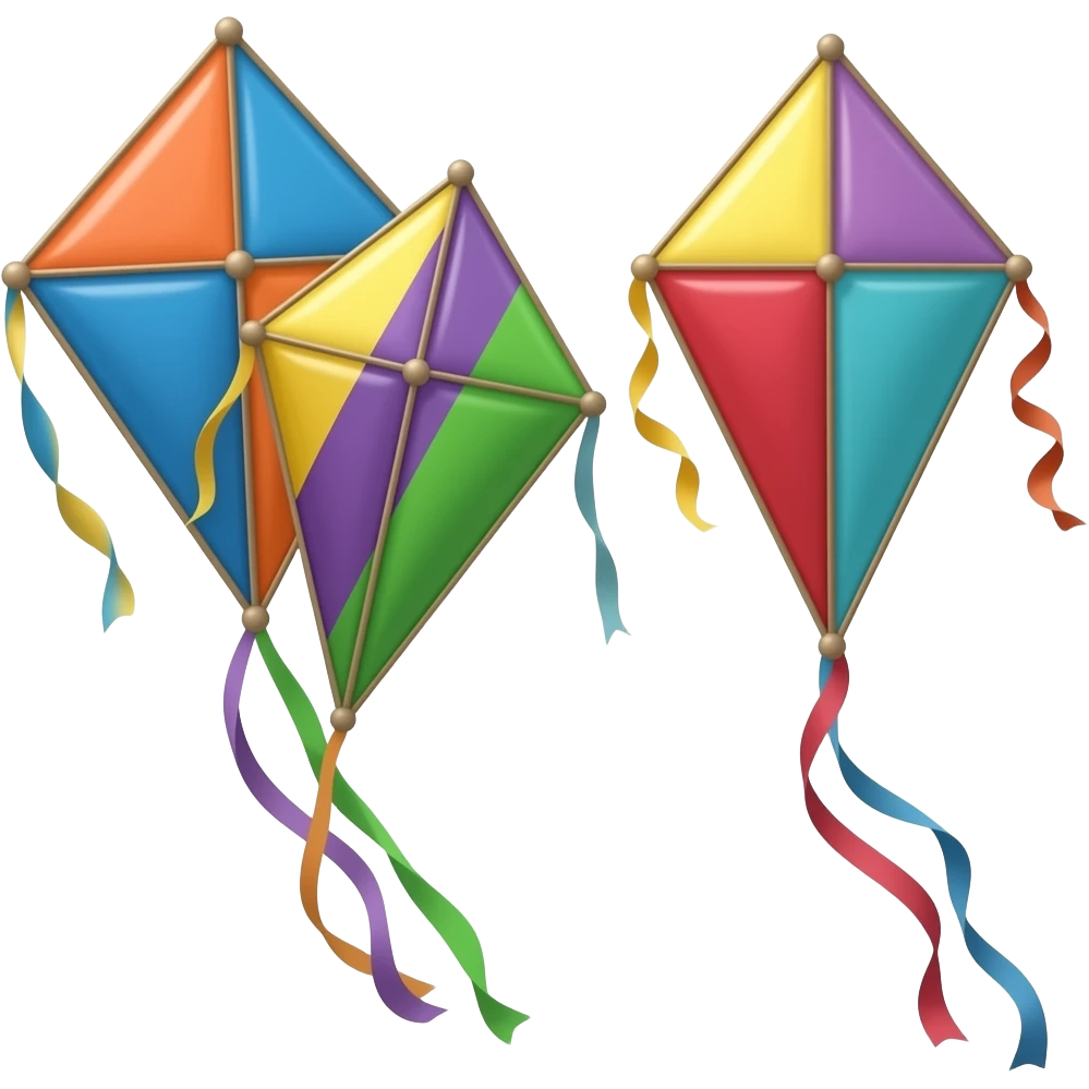 Kites emoji