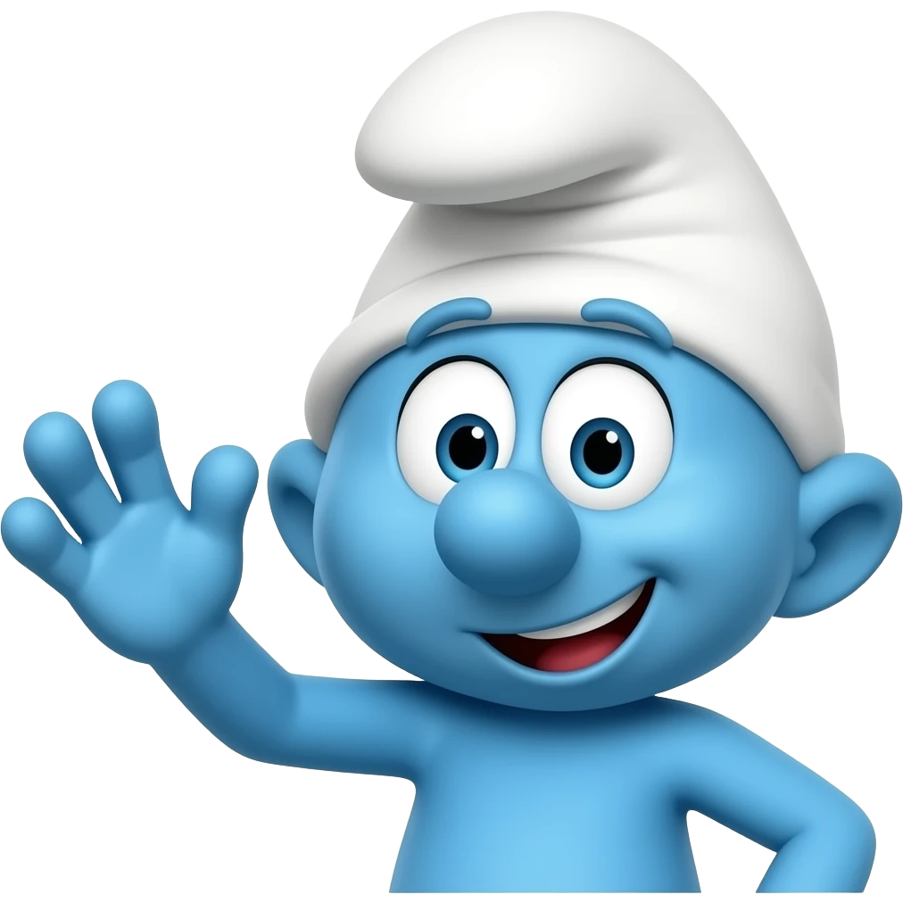 smurf wave emoji