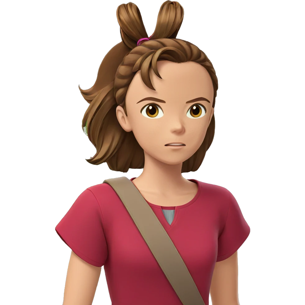 girl with brown hair emoji