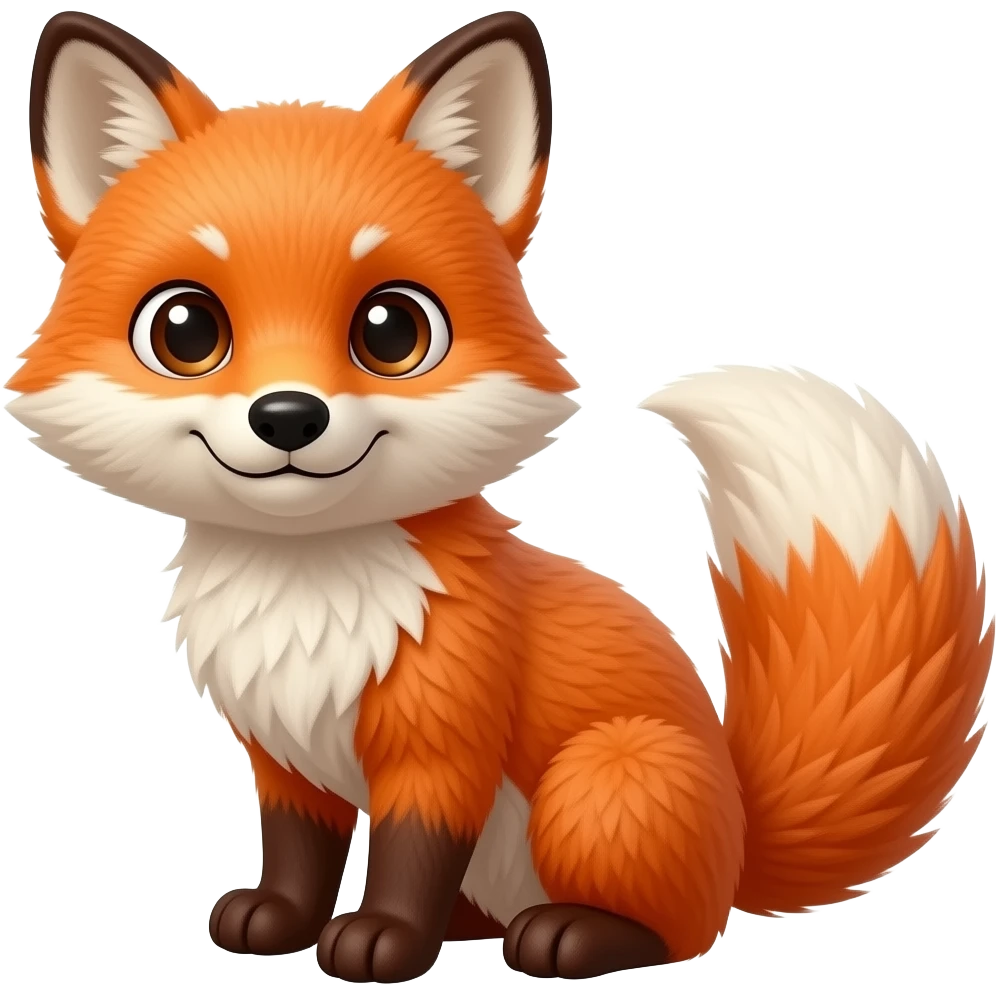 fox stuffed animal emoji