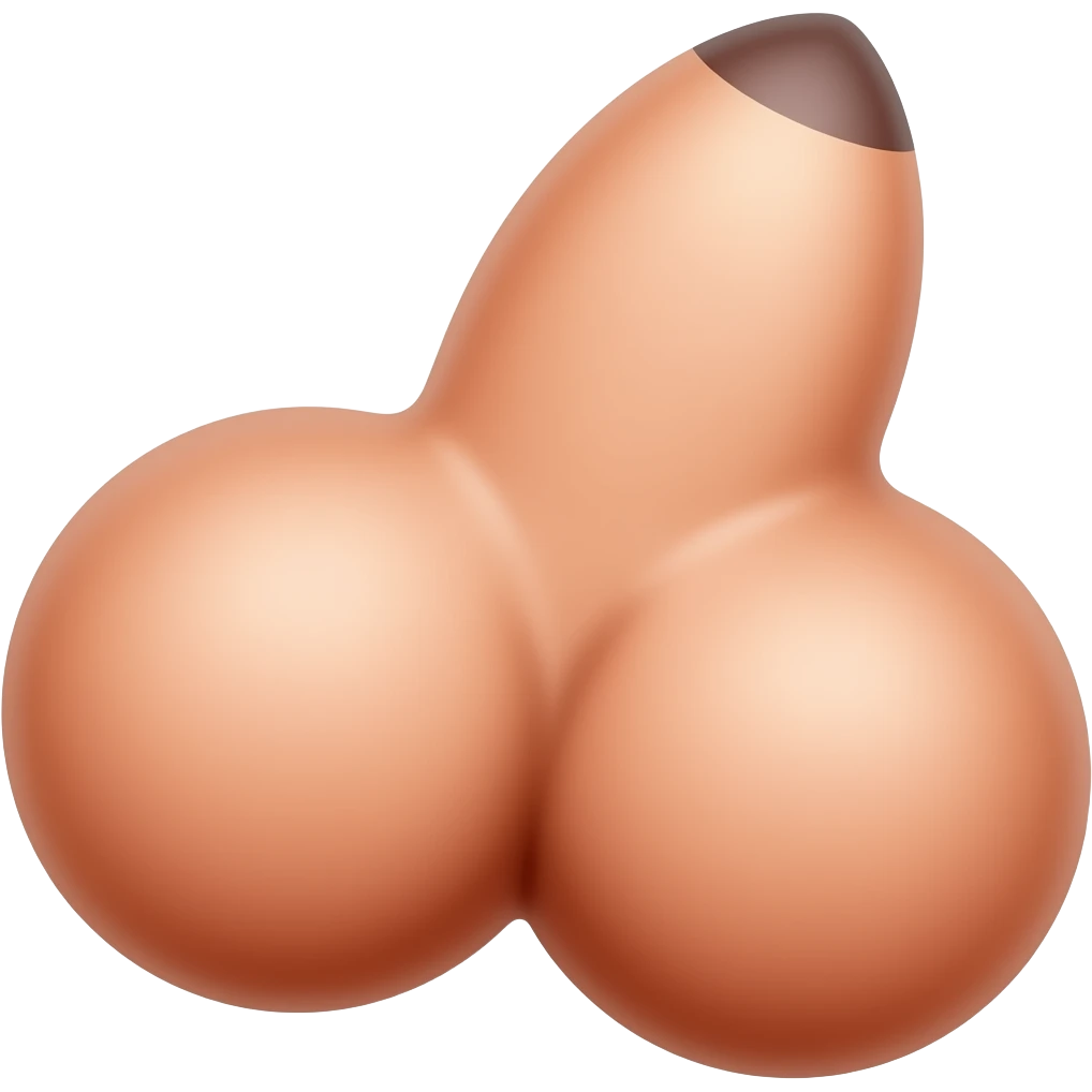 Penis and balls emoji