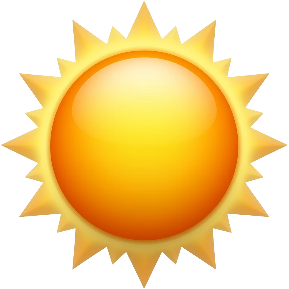 Sun emoji