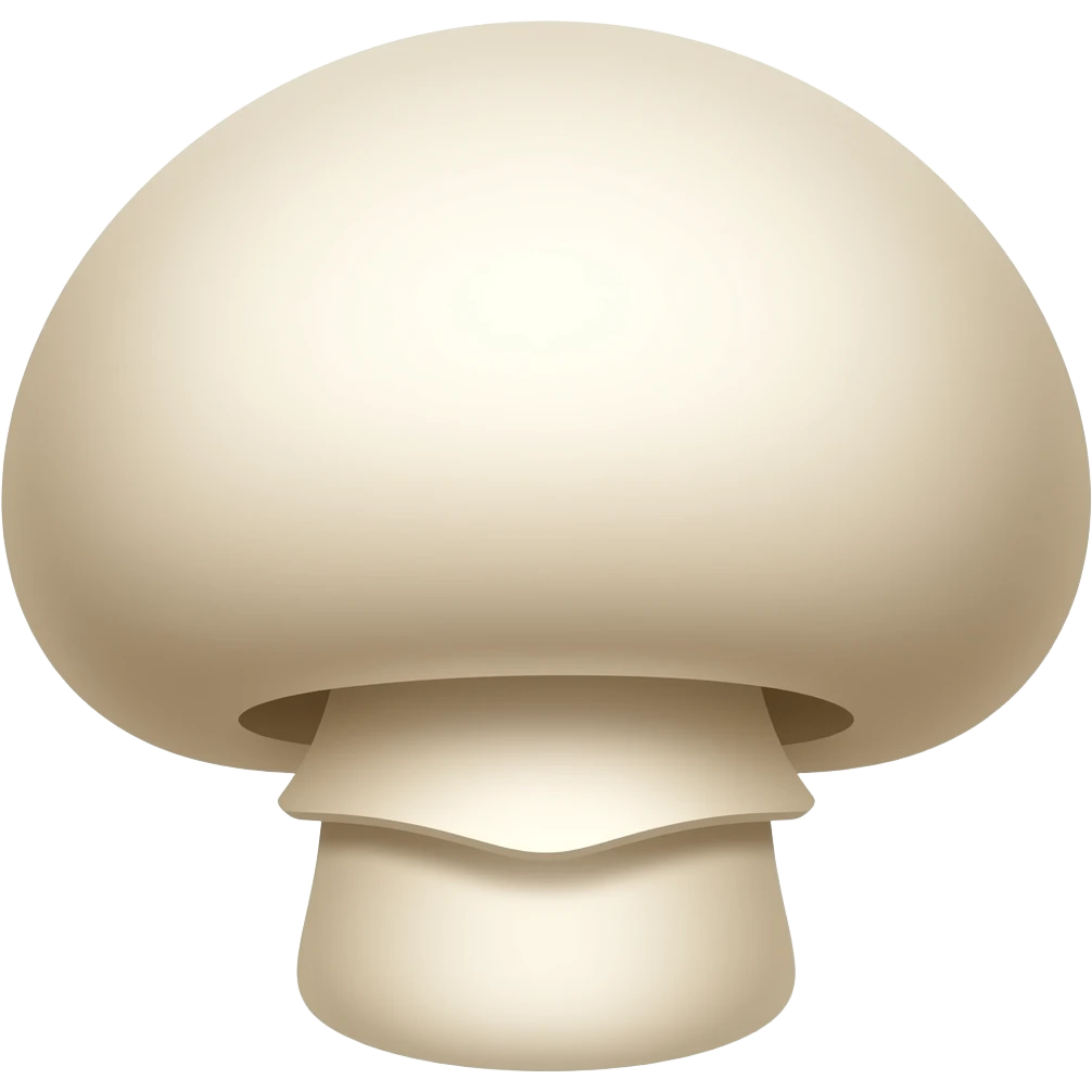 white button mushroom emoji