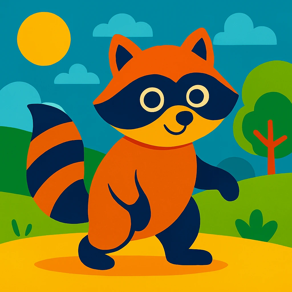 Raccoon emoji