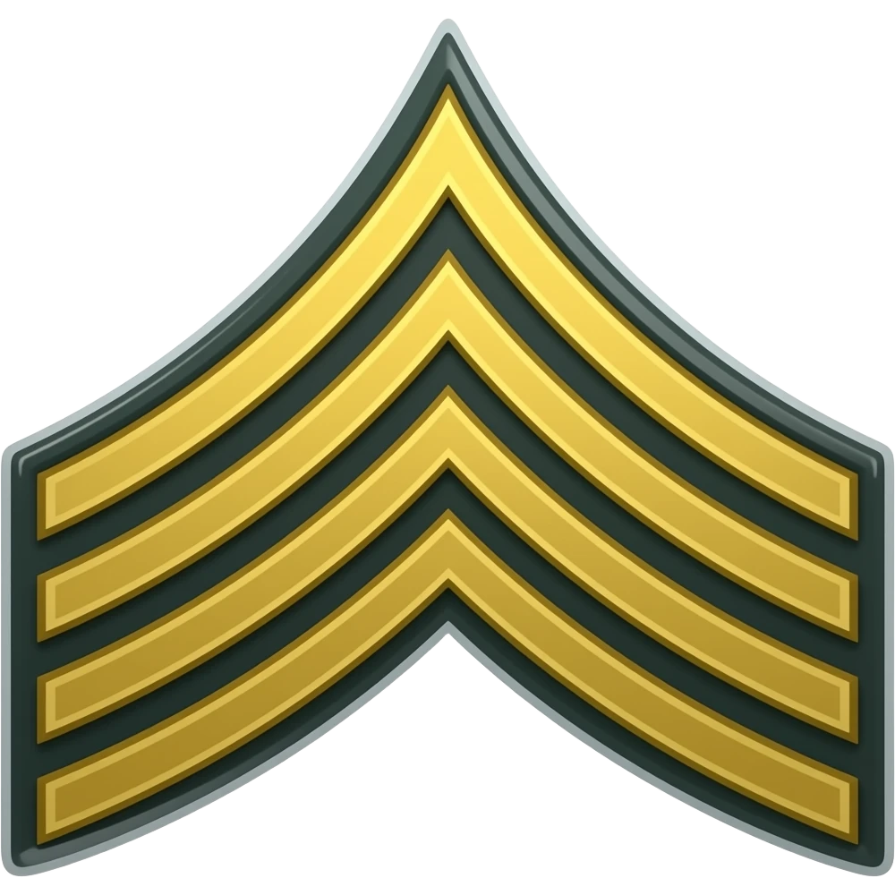 Make a USMC MAster sergeant rank insignia emoji