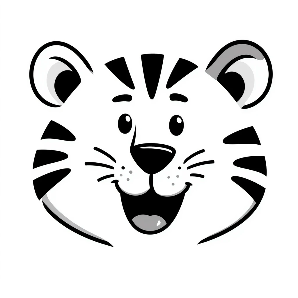 happy tiger face emoji