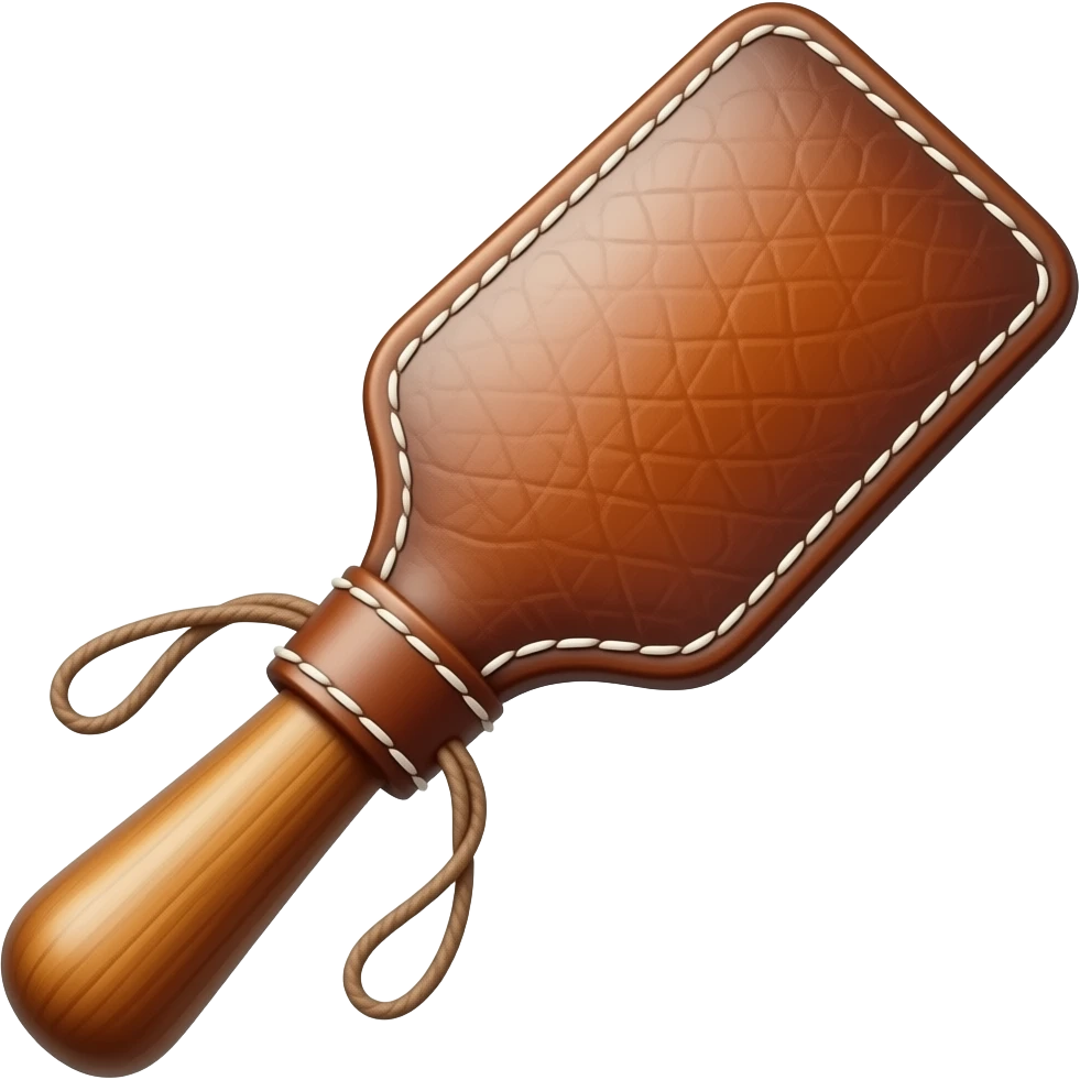 Leather spanking paddle emoji