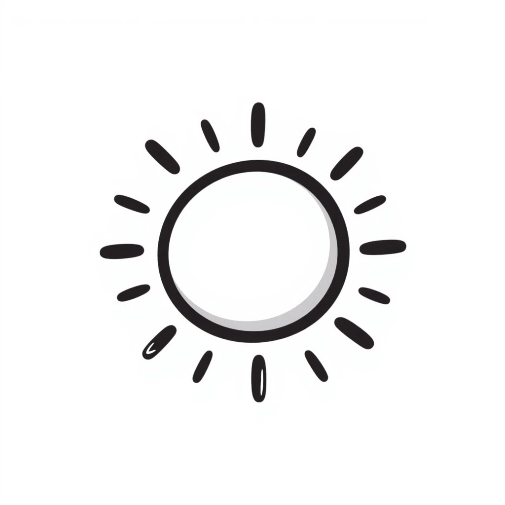 Sun emoji