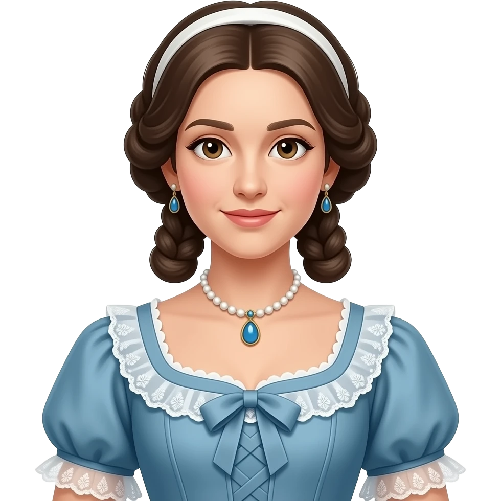 women's colonial dress southern belle sty;e emoji