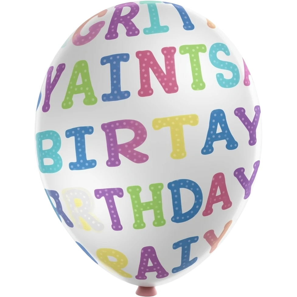ANNA'S BIRTHDAY BALLOON emoji