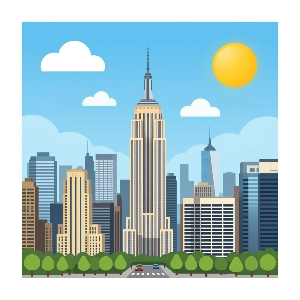 New York buildings emoji