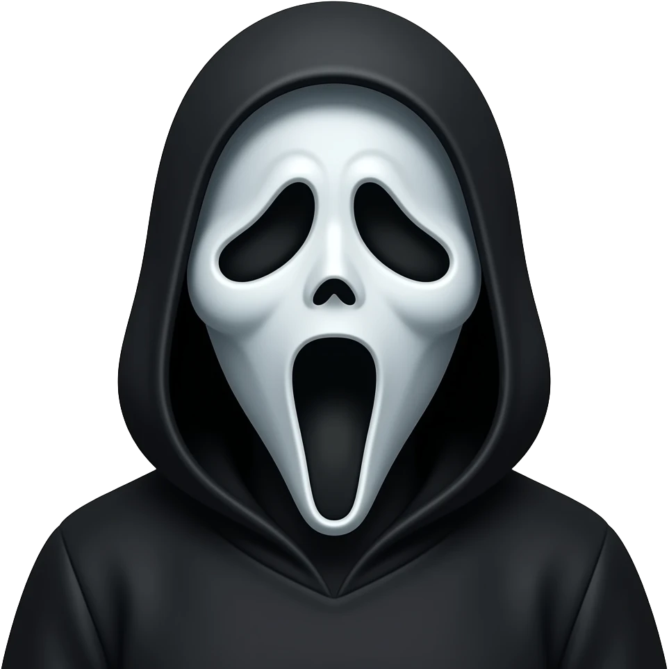scream ghostface emoji