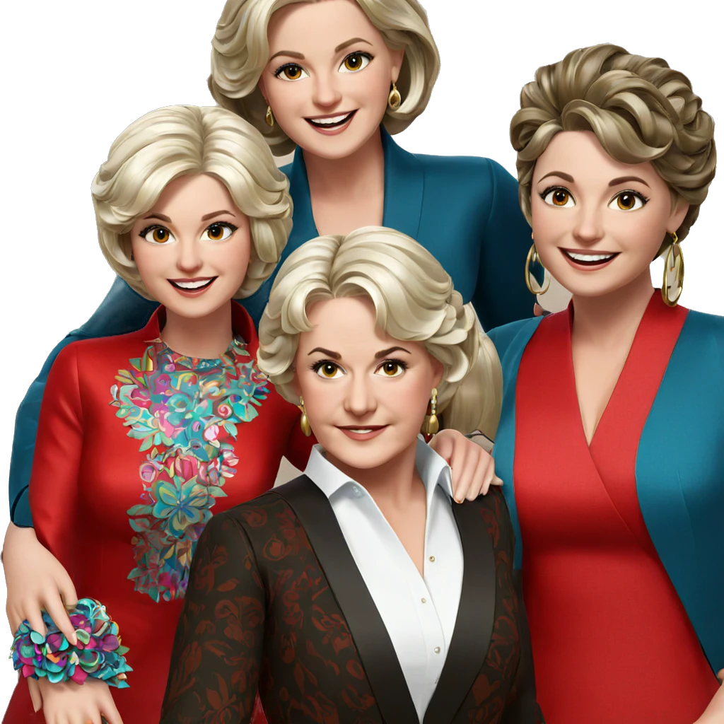 smiling girls in elegant dresses emoji