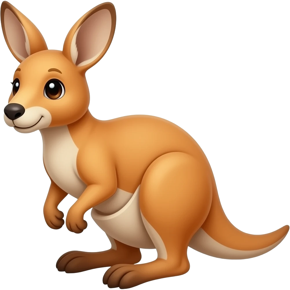 stuffed kangaroo emoji
