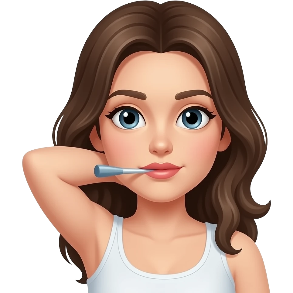 Armpit sucking female emoji