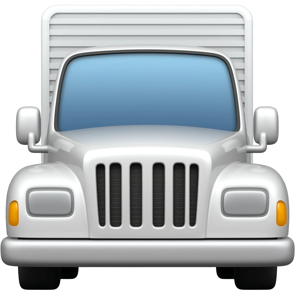 White truck emoji