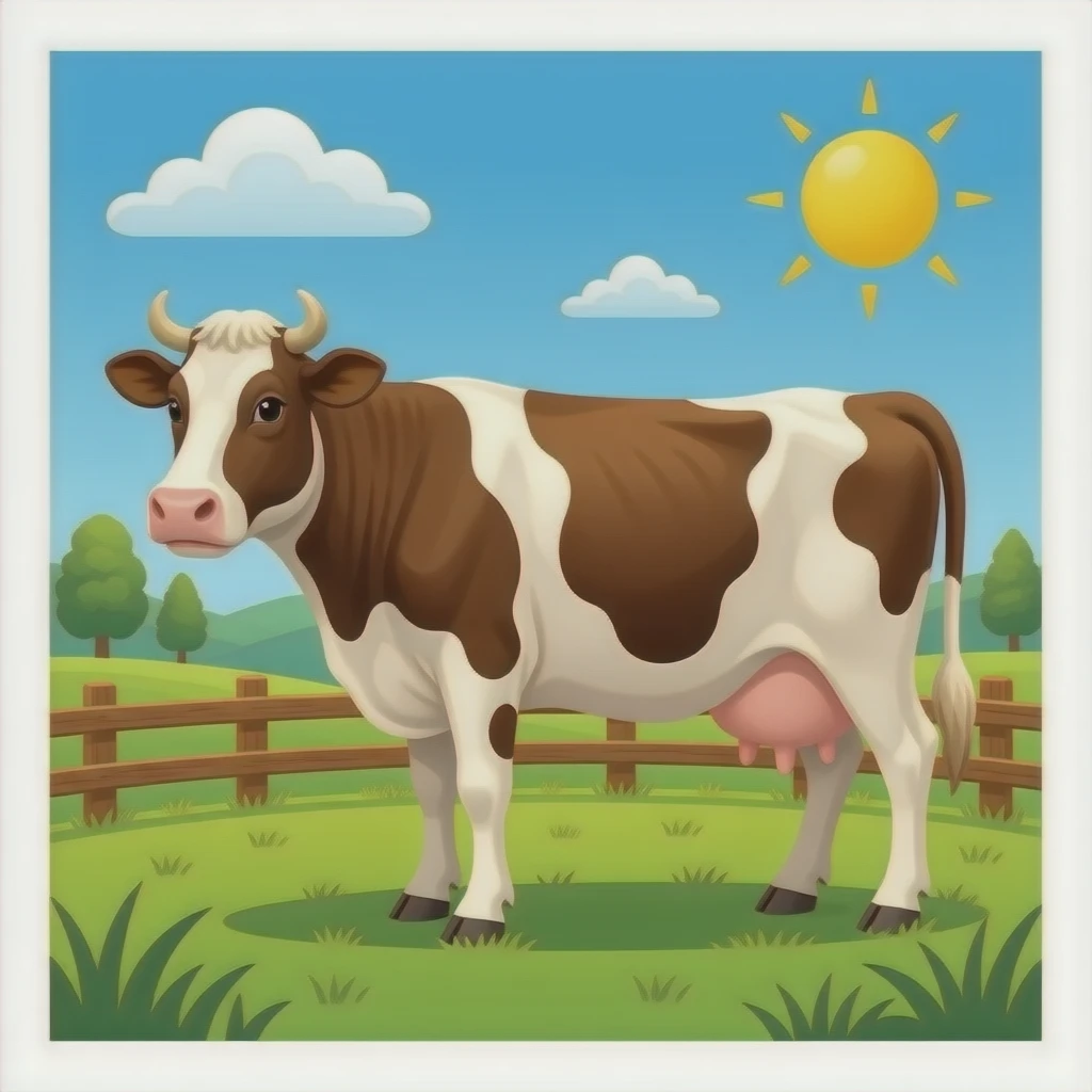 Barn cow emoji