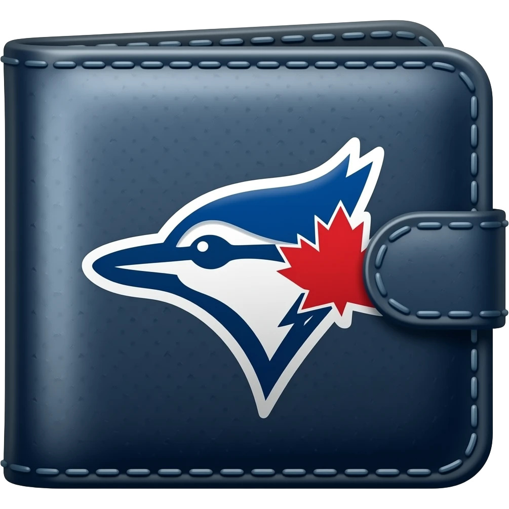 Toronto Blue Jays Man's wallet emoji