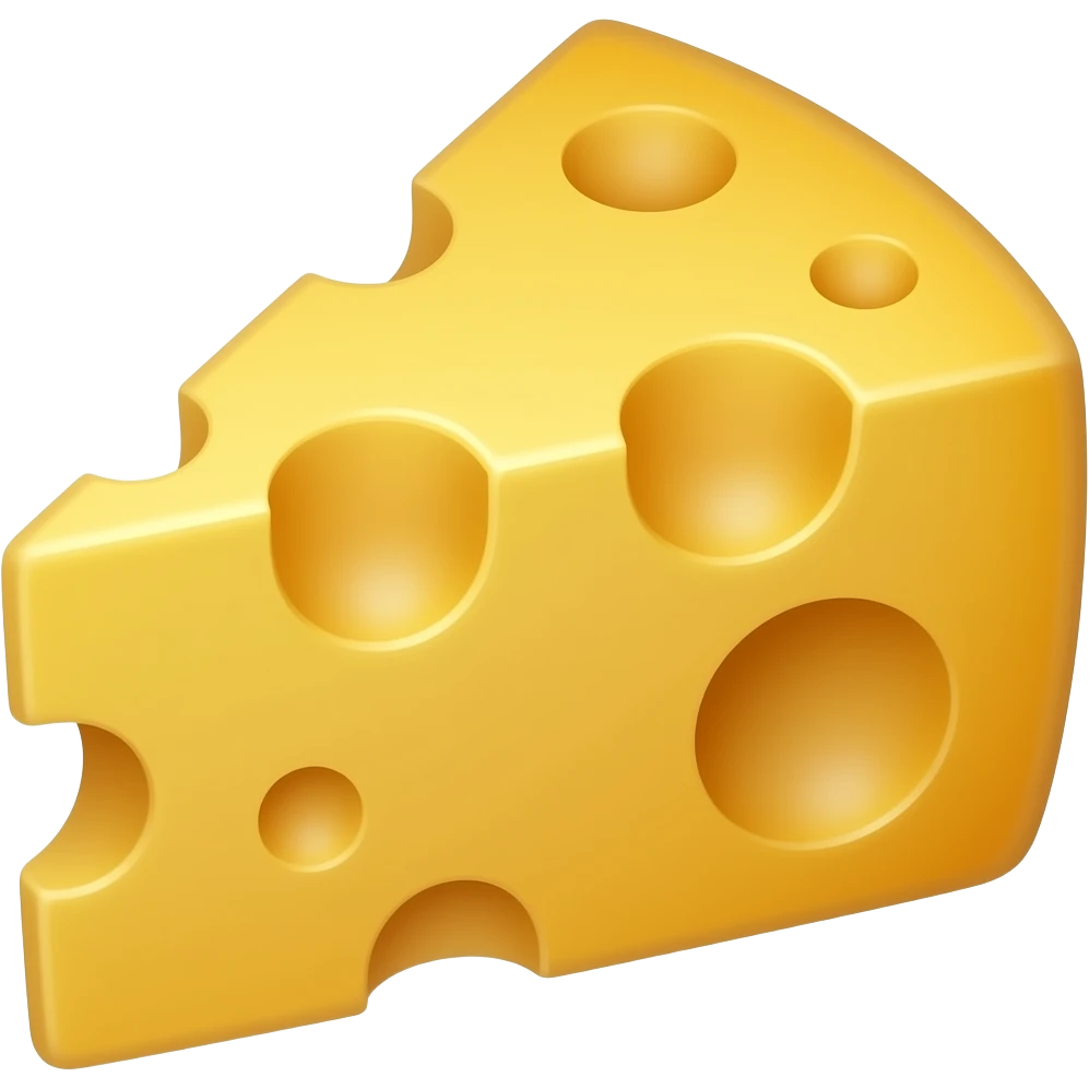 Swiss cheese emoji