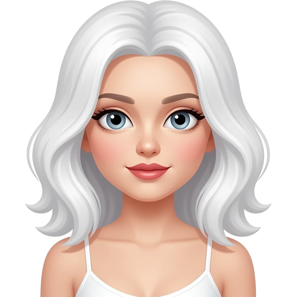 Sexy white girll emoji