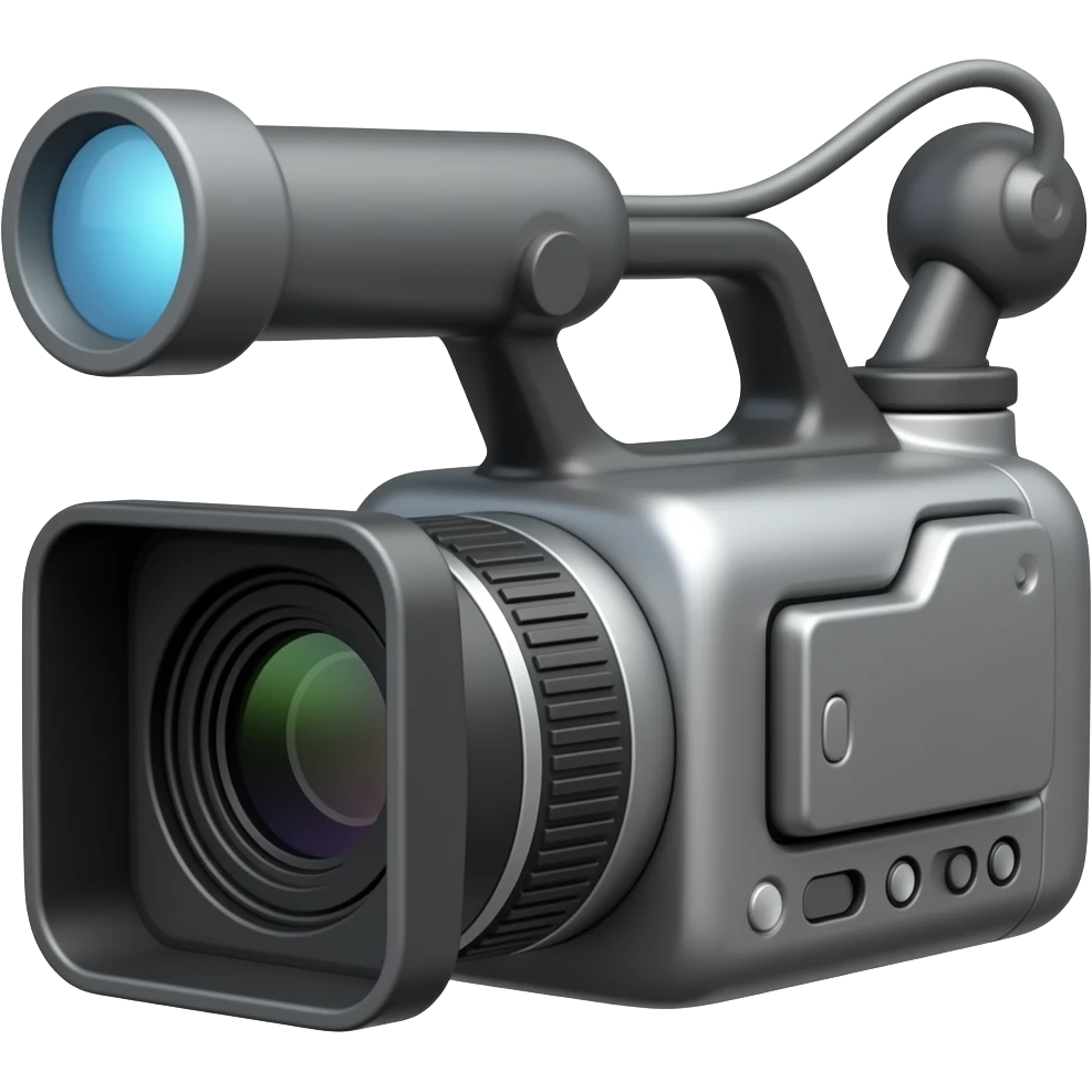 REPORTER'S CAMERA emoji