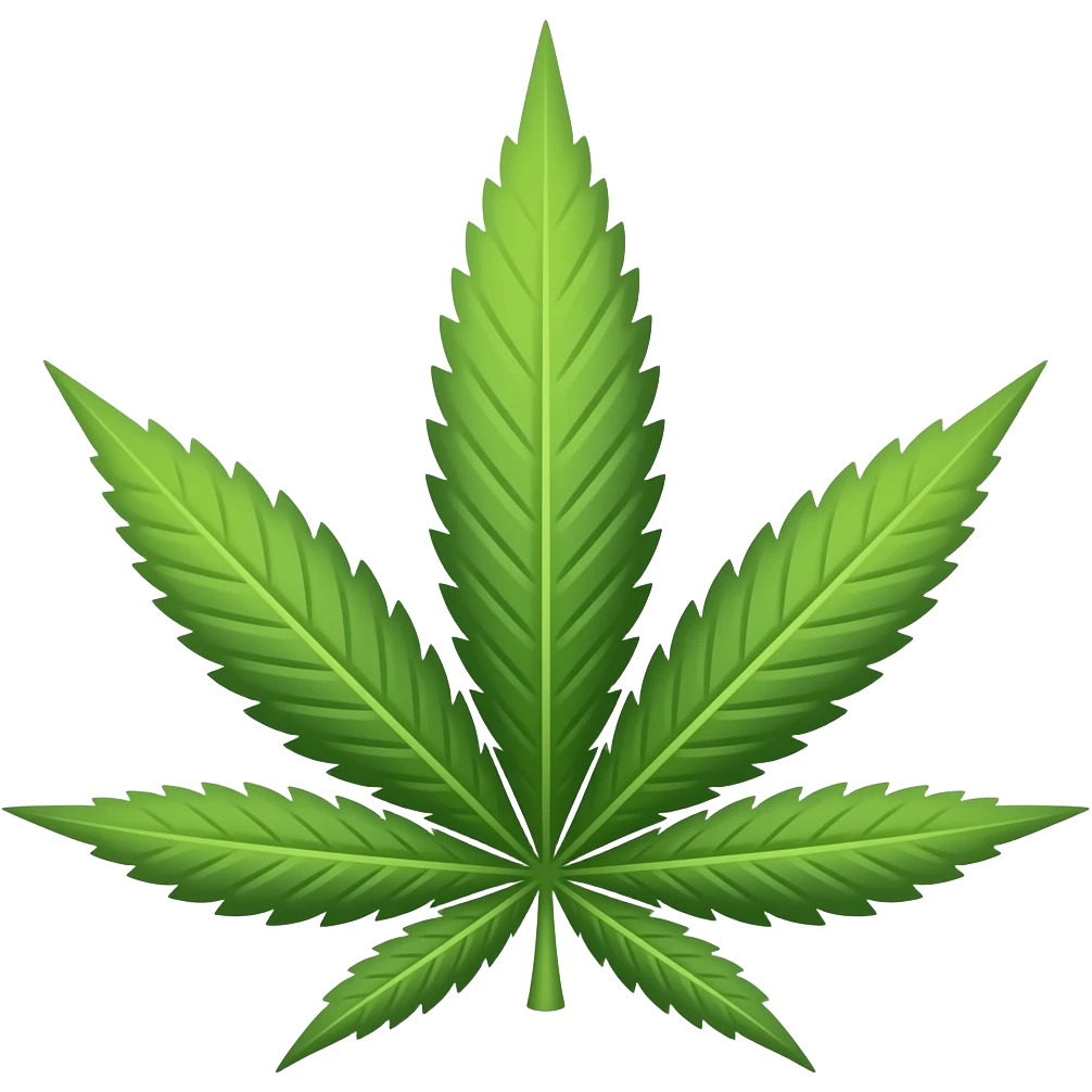 Hoja de marihuana emoji emoji