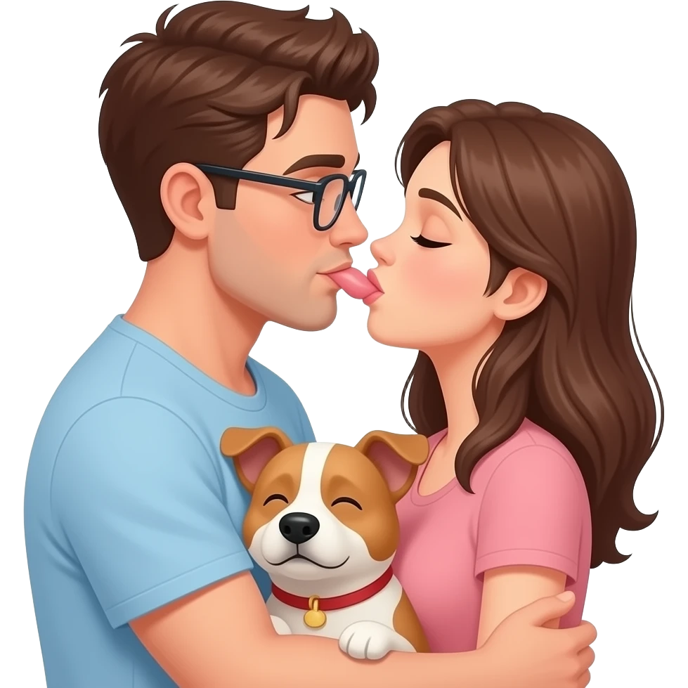Man and women having doggy style sex emoji