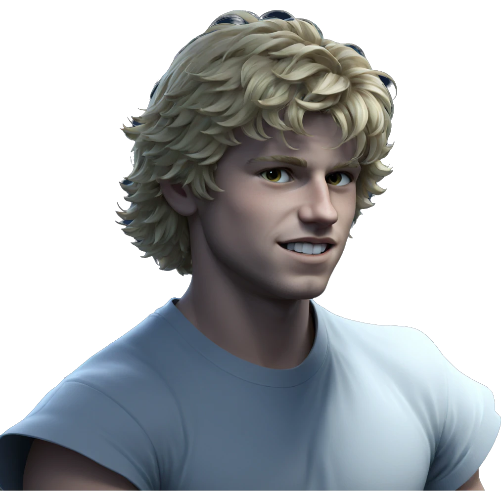 blonde boy upper body shot emoji