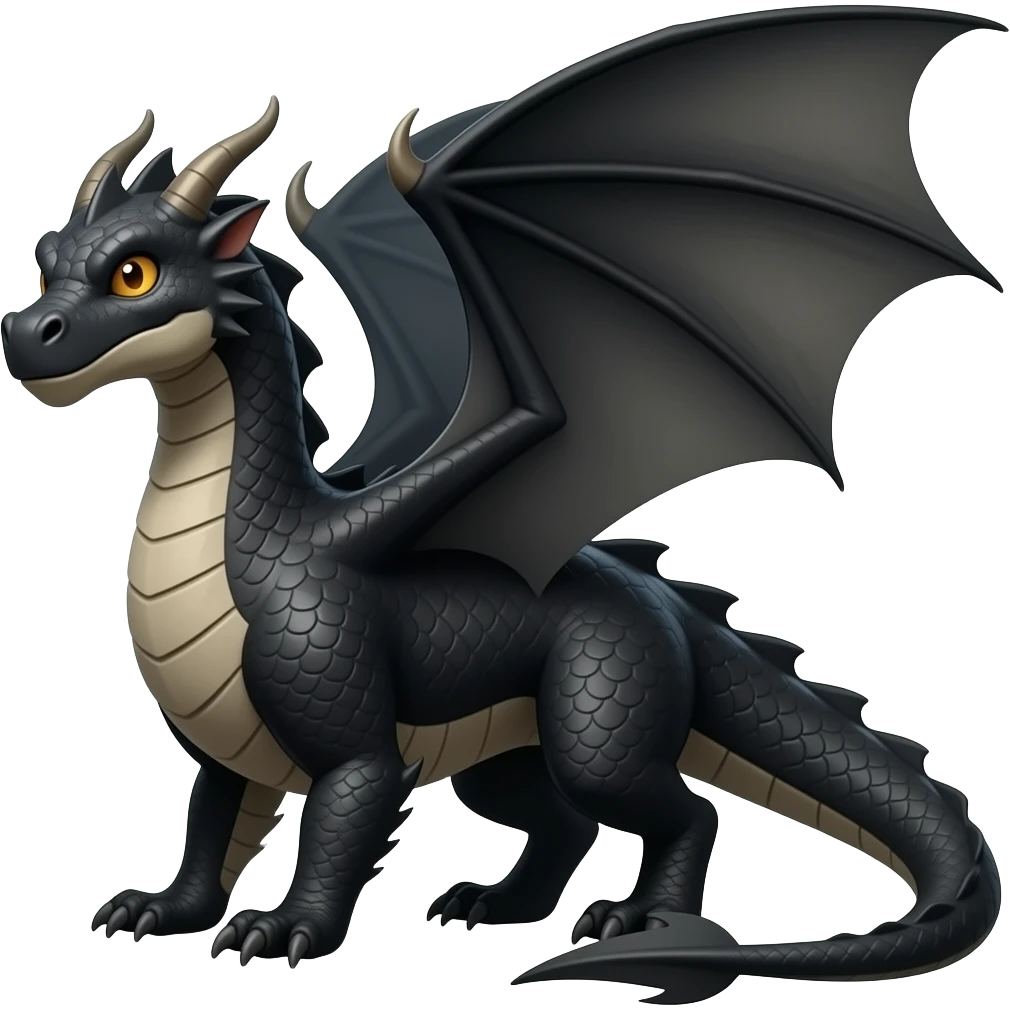 🐉turn this into black colour emoji