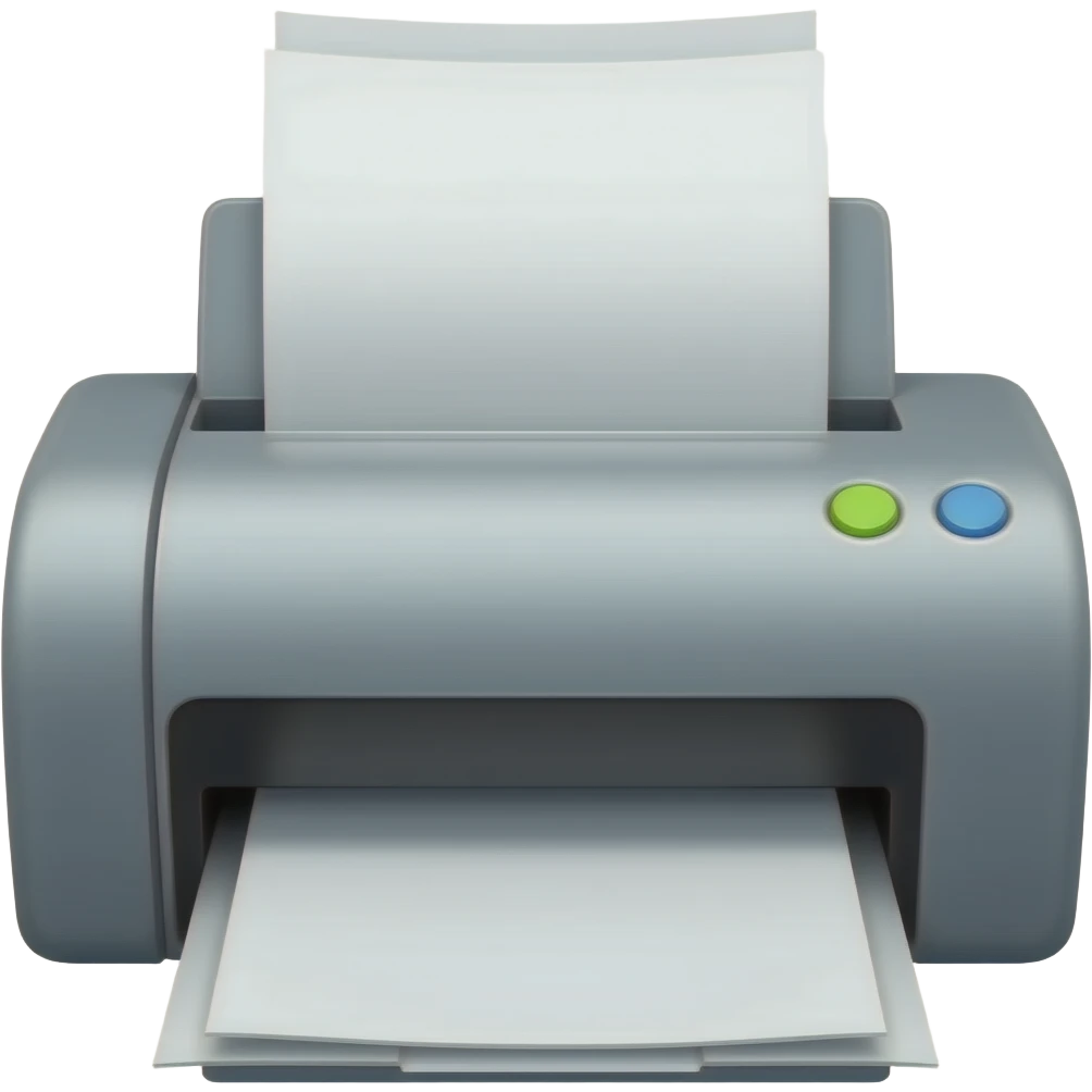 paper scan machine emoji