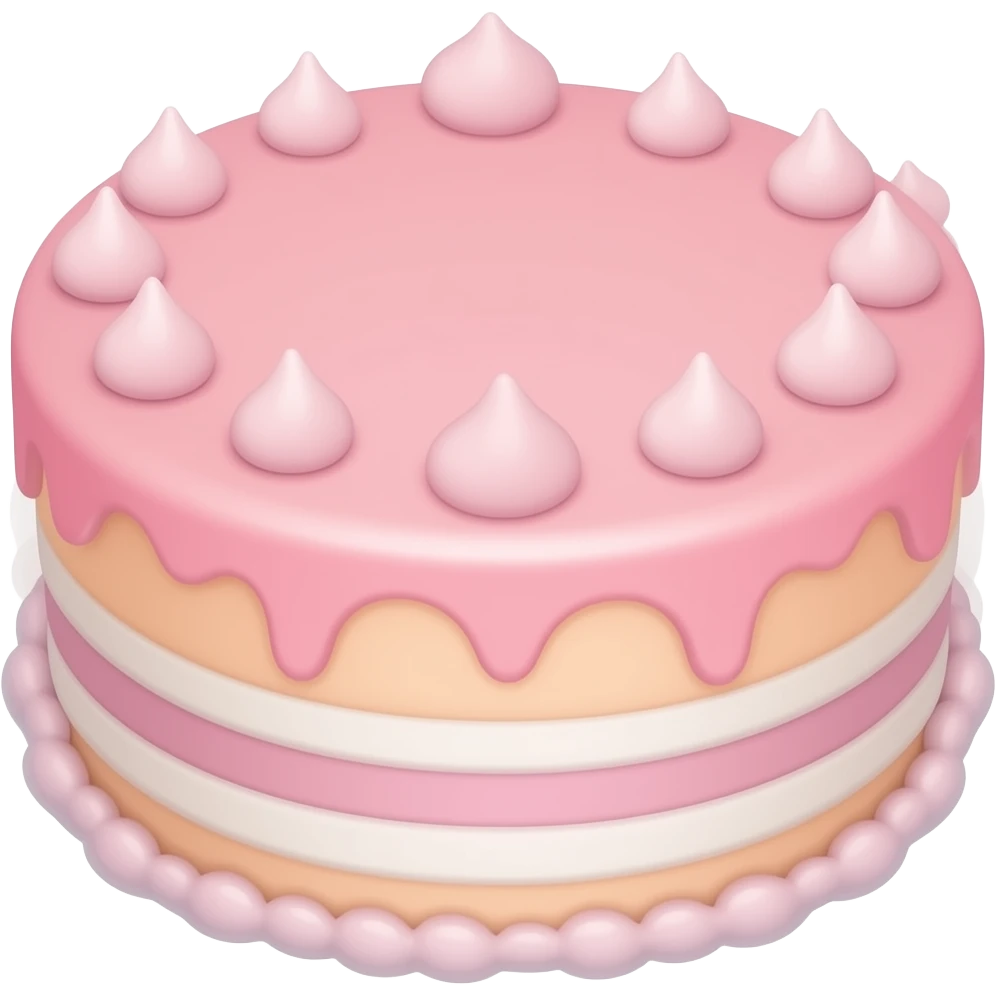 pink cake emoji emoji