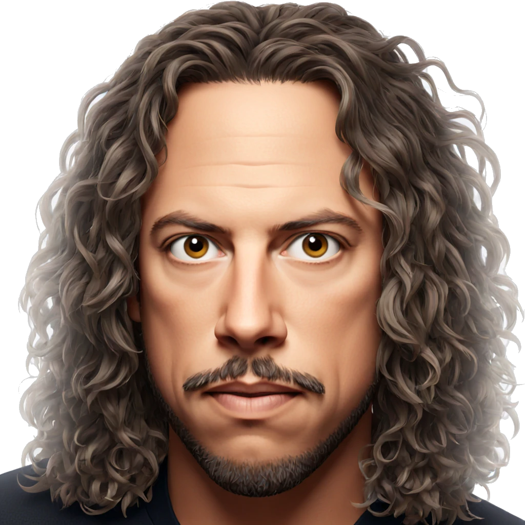 male portrait with beard emoji