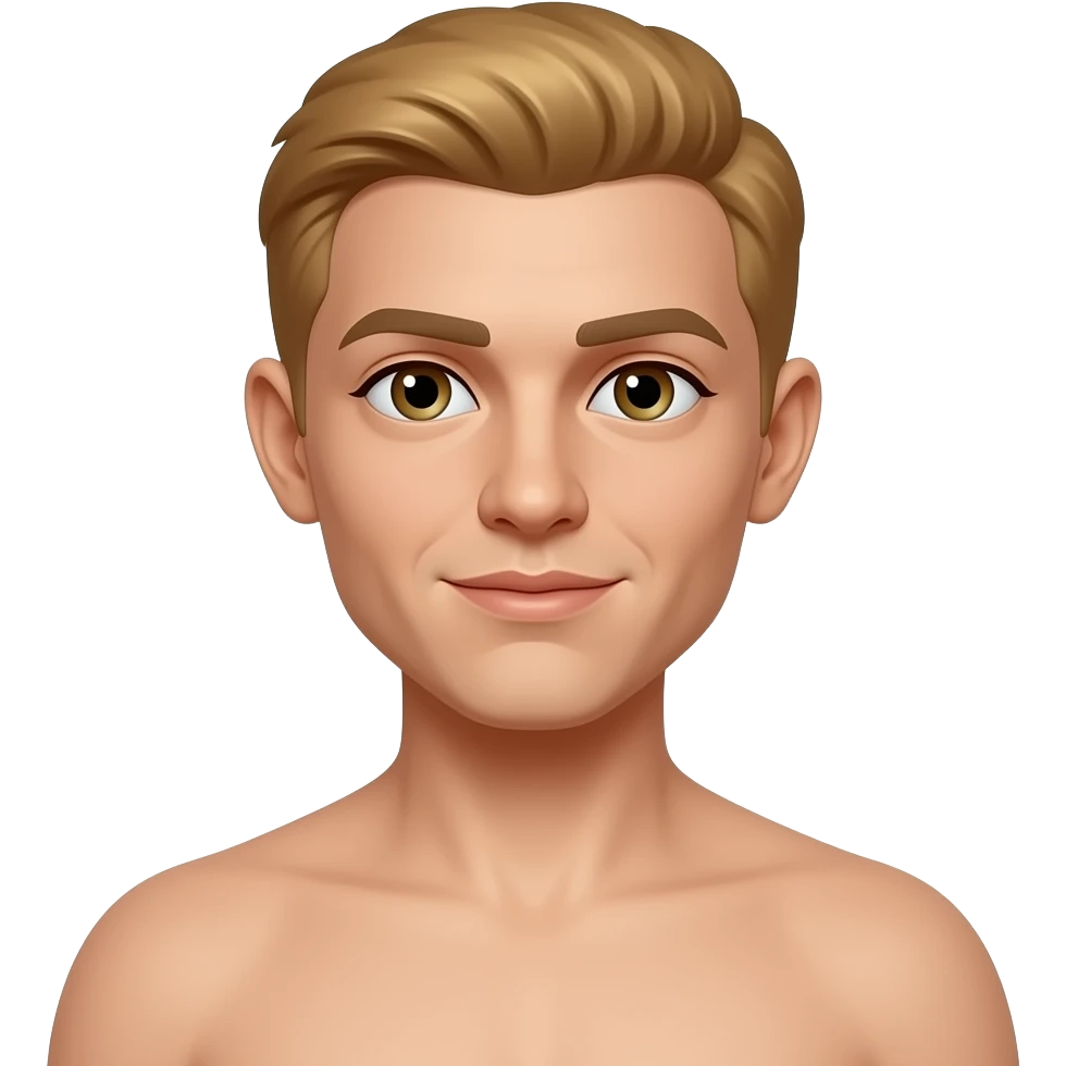 Wearing nothing including underpants emoji