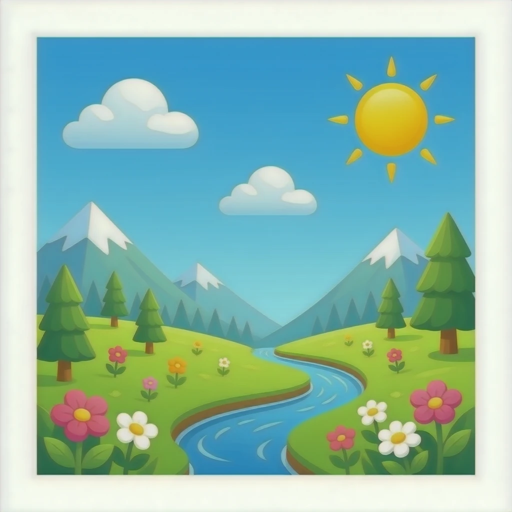 Simple colorful smelted mythical magic bar emoji