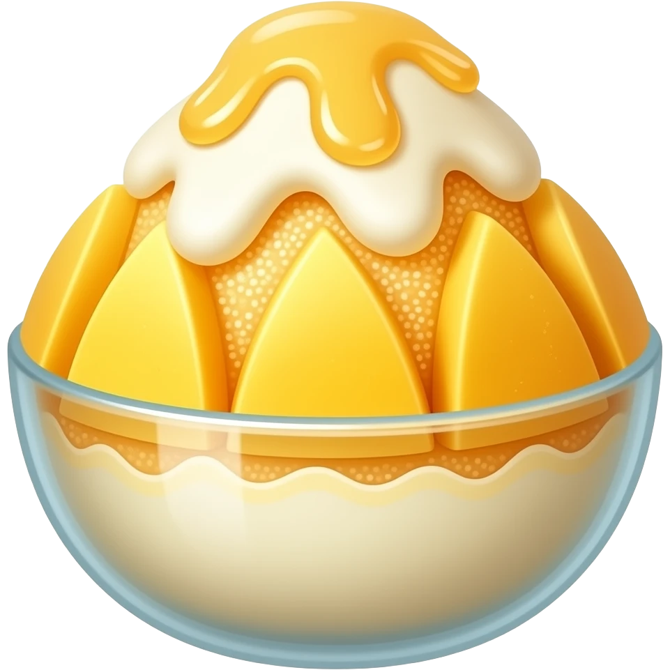 Mango bingsu emoji