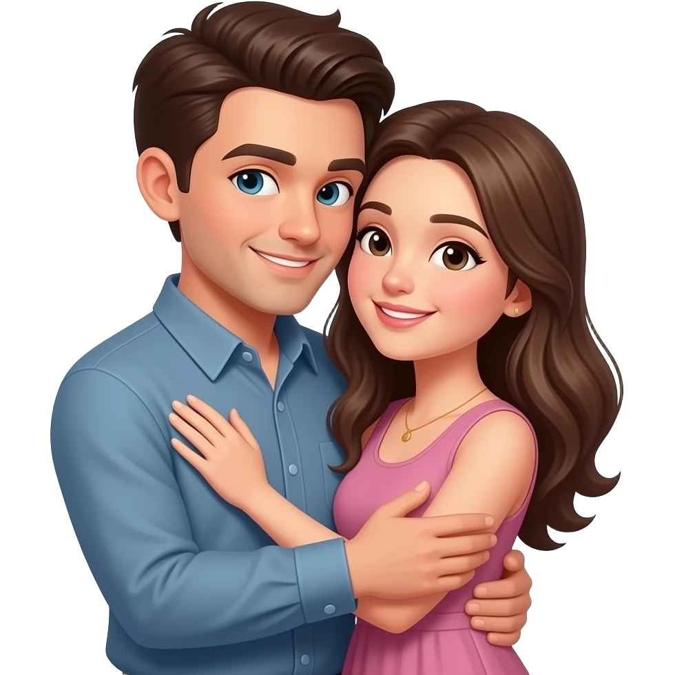 Couples hugging emoji