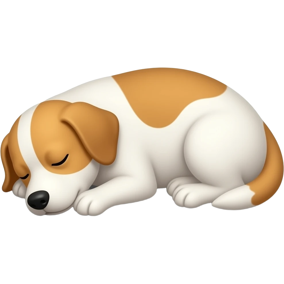 dog sleeping emoji