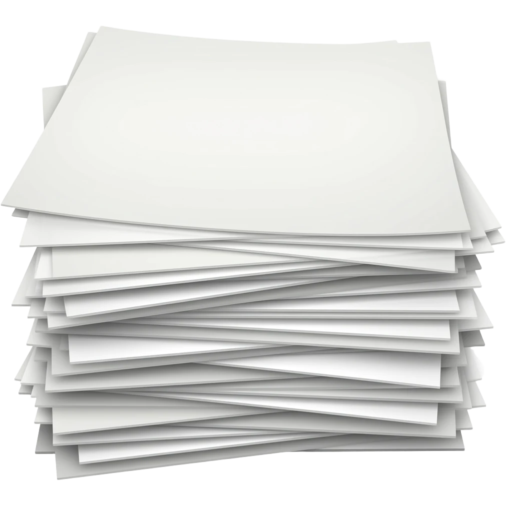 stack of papers emoji