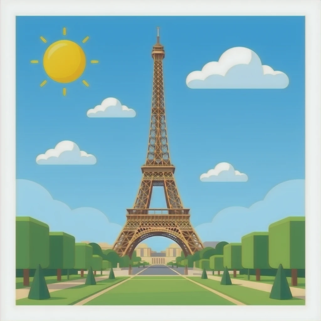 Emoji De la Torre eiffel emoji